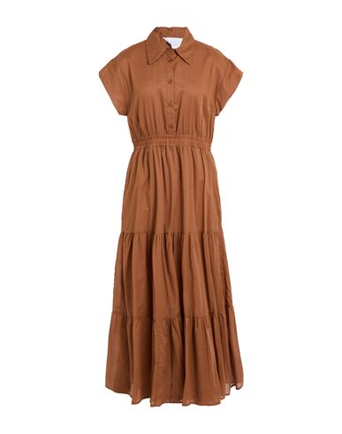 Maxi-Kleid Damen Braun 32,34,36,38 Damen