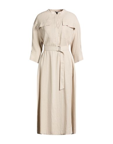 Midi-Kleid Damen Beige 36 Damen