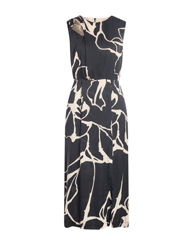 Vestido midi Mujer Negro 38 Mujer