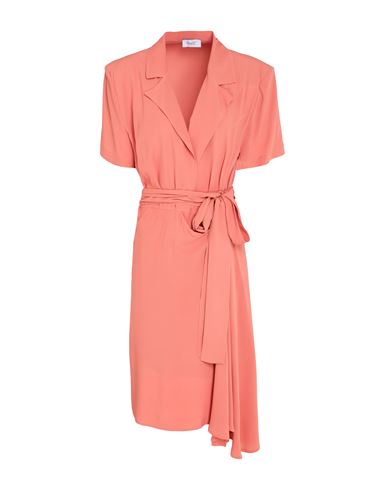 Hopper Woman Midi Dress Antique Rose Size 8 Silk, Acrylic In Pink