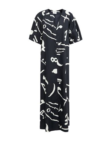 Vestido largo Mujer Negro 38 Mujer