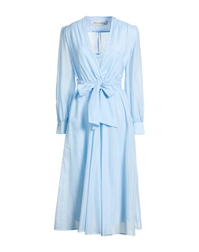 Vestido midi Mujer Azul profundo 34 Mujer