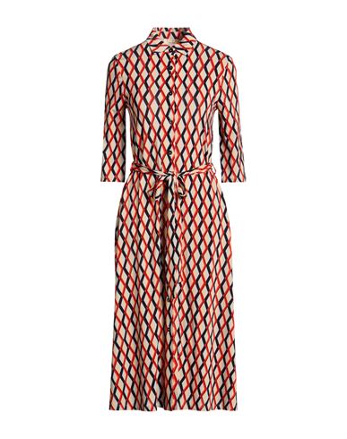 Vestido midi Mujer Rojo tomate 38 Mujer