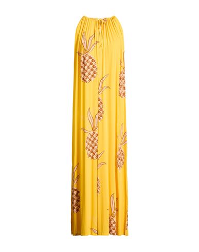 SIYU Maxi-Kleid Damen Gelb 34 Damen