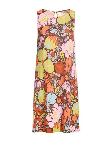 Siyu Woman Mini Dress Light Green Size 10 Viscose, Elastane