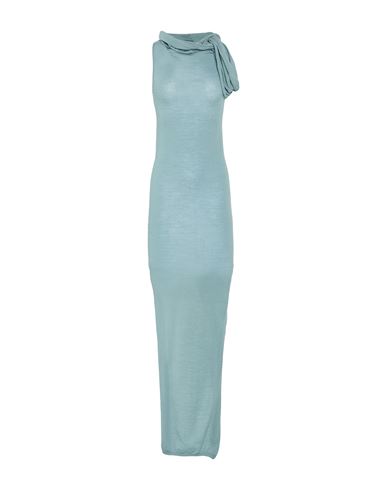 Maxi-Kleid Damen Taubenblau L,S Damen