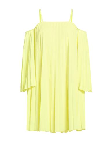Rinascimento Woman Mini Dress Yellow Size M Polyester