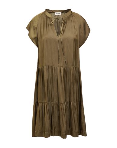 Mini-Kleid Damen Militärgrün L,M,S,XS Damen
