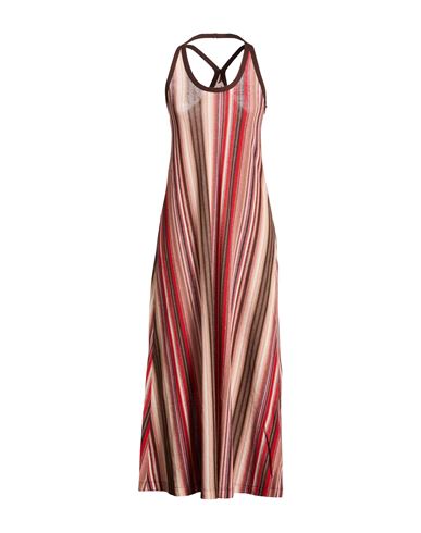Midi-Kleid Damen Rot 34 Damen
