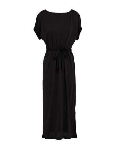 Vila Woman Midi Dress Black Size M Tencel, Polyester