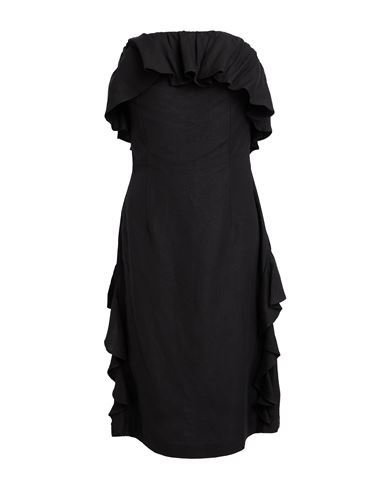 Minivestido Mujer Negro 36 Mujer