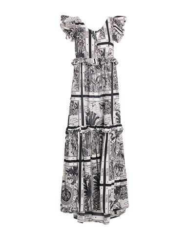 5 Progress Woman Maxi Dress Black Size Xl Cotton