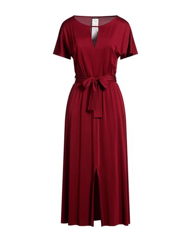 Midi-Kleid Damen Bordeaux 40 Damen