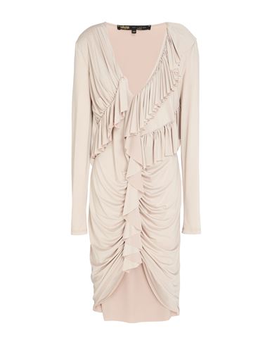 Babylon Woman Midi Dress Beige Size 8 Polyamide, Elastane In Neutral