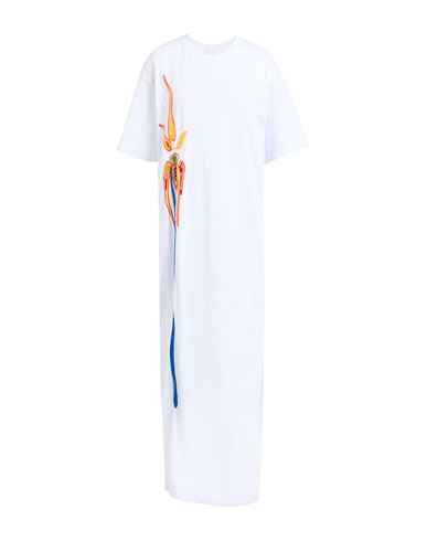 Maxi-Kleid Damen Weiß 38,40 Damen