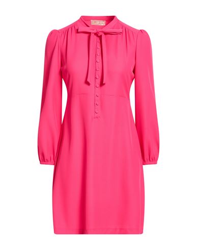 Alexingh Woman Mini Dress Fuchsia Size 8 Polyester, Elastane In Pink