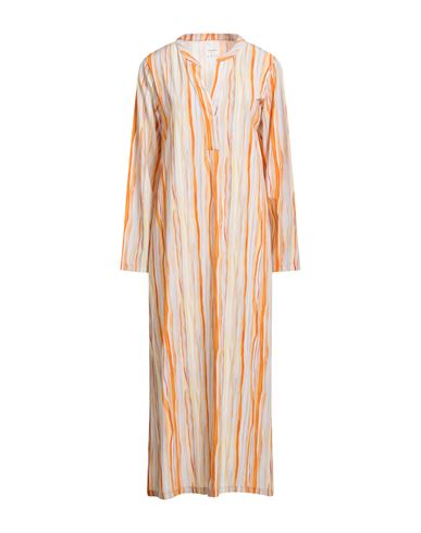 Vestido midi Mujer Naranja 46 Mujer