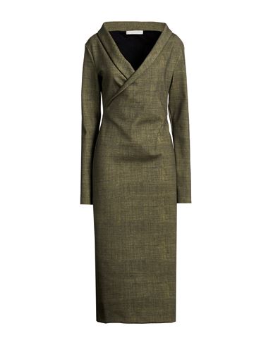 Vestido largo Mujer Verde militar 36 Mujer