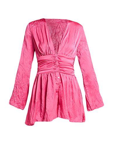 Gaelle Paris Gaëlle Paris Woman Playsuit Fuchsia Size 4 Polyester In Pink