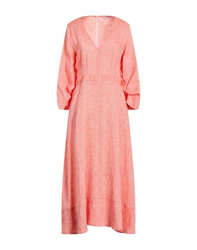 Midi-Kleid Damen Orange 36 Damen
