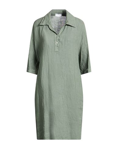 Midi-Kleid Damen Salbeigrün M Damen