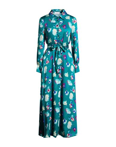 Vestido largo Mujer Verde agua profundo L Mujer