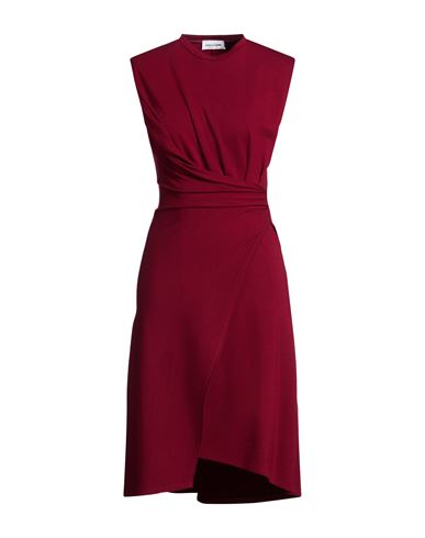 Vestido midi Mujer Burdeos XS Mujer