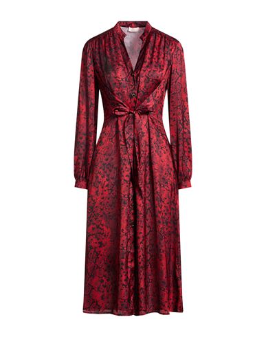 Vestido midi Mujer Rojo 34,36,38,40,42 Mujer