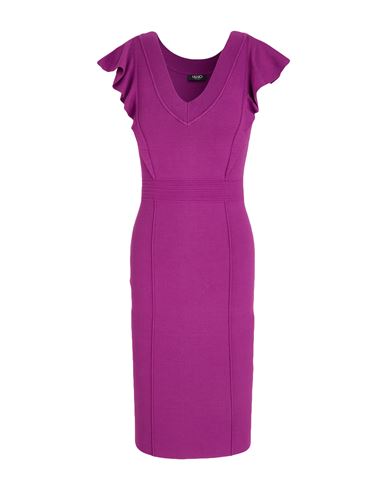 Midi-Kleid Damen Violett L,M,S,XS Damen
