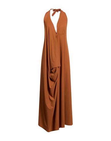 Maxi-Kleid Damen Braun 36 Damen