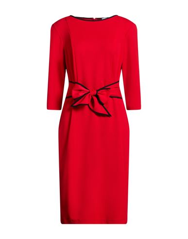 Vestido midi Mujer Rojo 44 Mujer