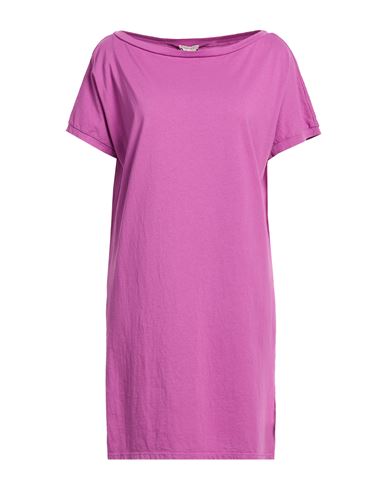 Susy-mix Woman Mini Dress Mauve Size Onesize Cotton In Purple