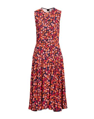 Midi-Kleid Damen Rot 34,36,38 Damen