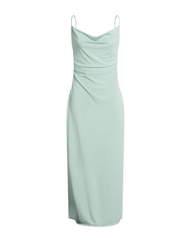 Please Woman Maxi Dress Light Green Size M Polyester, Elastane