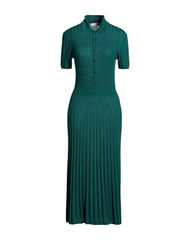 Vestido midi Mujer Verde XS Mujer