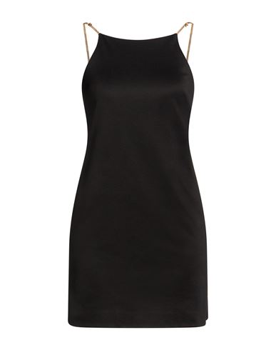 Palm Angels Woman Mini Dress Black Size 4 Polyamide, Cotton, Elastane