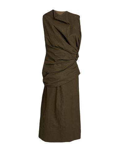 Midi-Kleid Damen Militärgrün 34,36 Damen