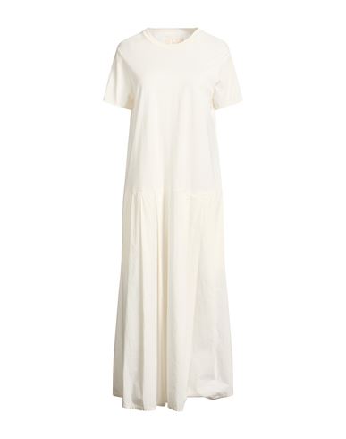 Midi-Kleid Damen Elfenbein 0,1,2 Damen