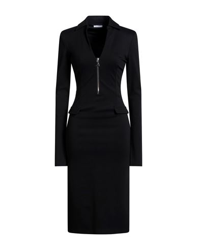 Midi-Kleid Damen Schwarz 34,36 Damen