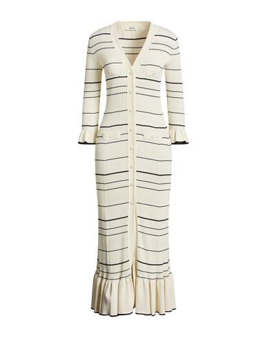 Maxi-Kleid Damen Elfenbein 36 Damen