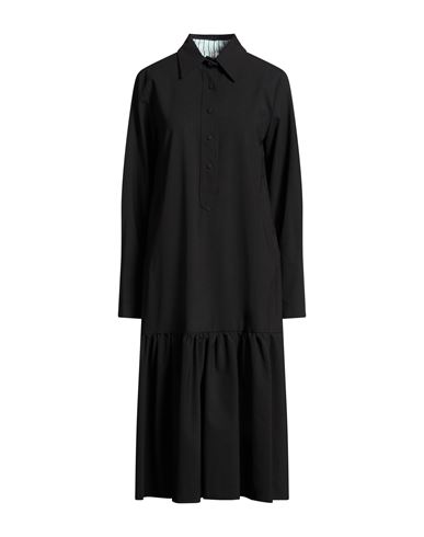 Beatrice B Beatrice .b Woman Midi Dress Black Size 4 Polyester, Viscose, Elastane