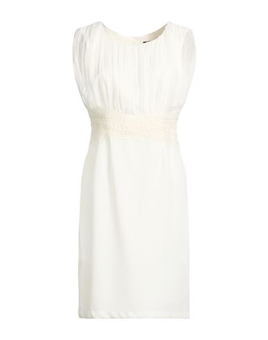 Midi-Kleid Damen Weiß 40 Damen