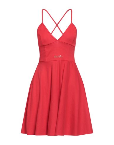 Odi Et Amo Woman Mini Dress Red Size 2 Cotton