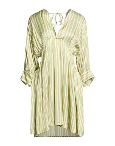 Ottod'ame Woman Mini Dress Light Green Size 8 Viscose