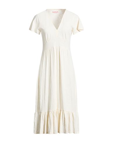 Ba&sh Ba & Sh Woman Midi Dress White Size 3 Cotton