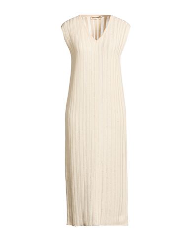 Vestido midi Mujer Hueso 38 Mujer