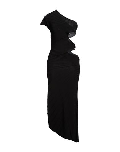 Midi-Kleid Damen Schwarz L,M Damen
