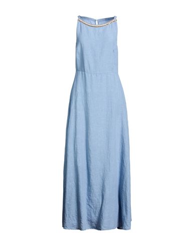 Maxi-Kleid Damen Taubenblau 36 Damen