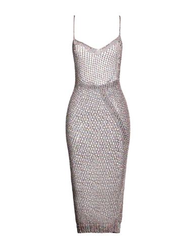 Laneus Woman Mini Dress Mauve Size 6 Polyamide, Polyester In Purple