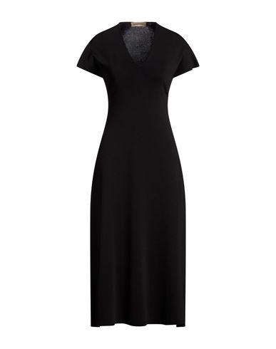 Midi-Kleid Damen Schwarz 36 Damen